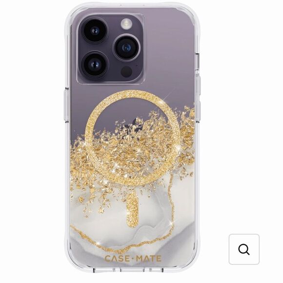 CASEMATE I PHONE 6.7 PRO (2022) KARAT MARBLE 10 FOOT DROP PROTECTION NWT - Picture 1 of 5